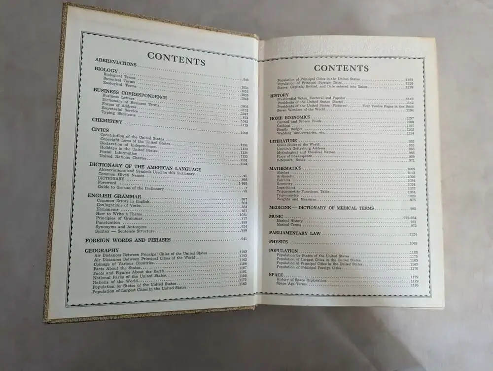 Webster's New World Dictionary of the American Language 1966 Hard Cover